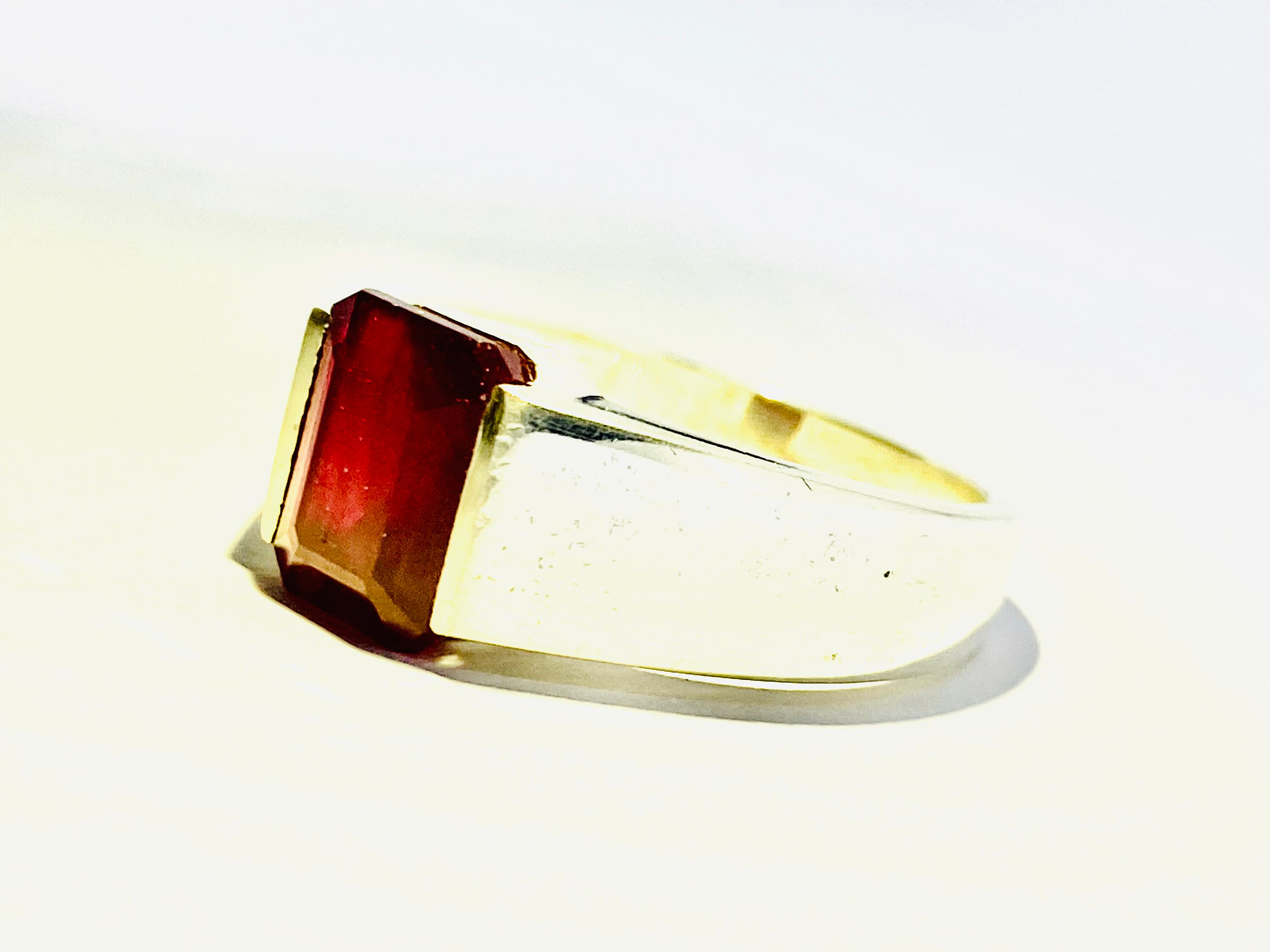 Natural Ruby Men Ring in 925 Sterling Hallmarked Silver - Etsy UK