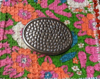 4 x 2 34 Contact Me For Shipping Taye EUC For Age Oval Rhinestones /& Metal Belt Buckle