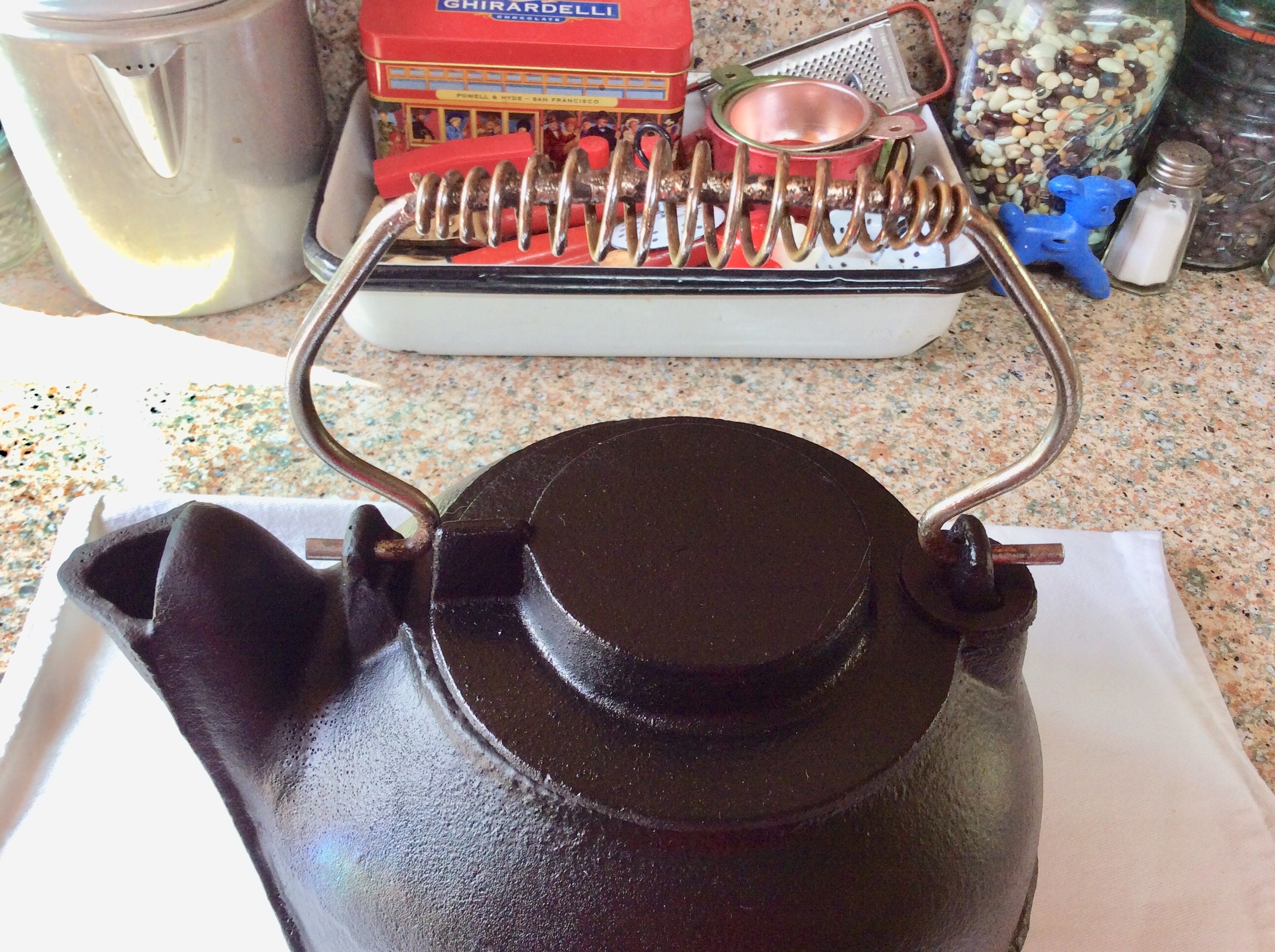 Cast Iron Teapot Etsy