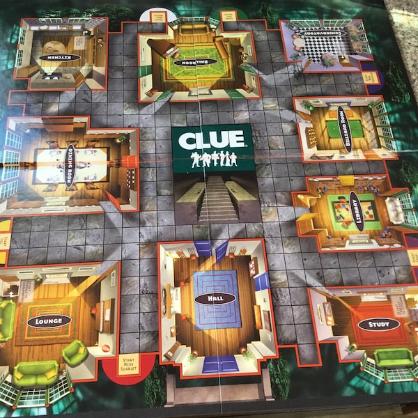 Clue Game Board Etsy