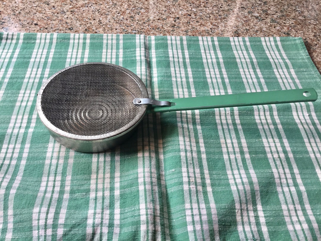 Vintage Bacon Grease Strainer Etsy