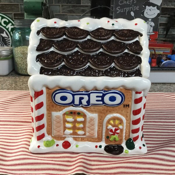 Oreo Cookie Jar Etsy