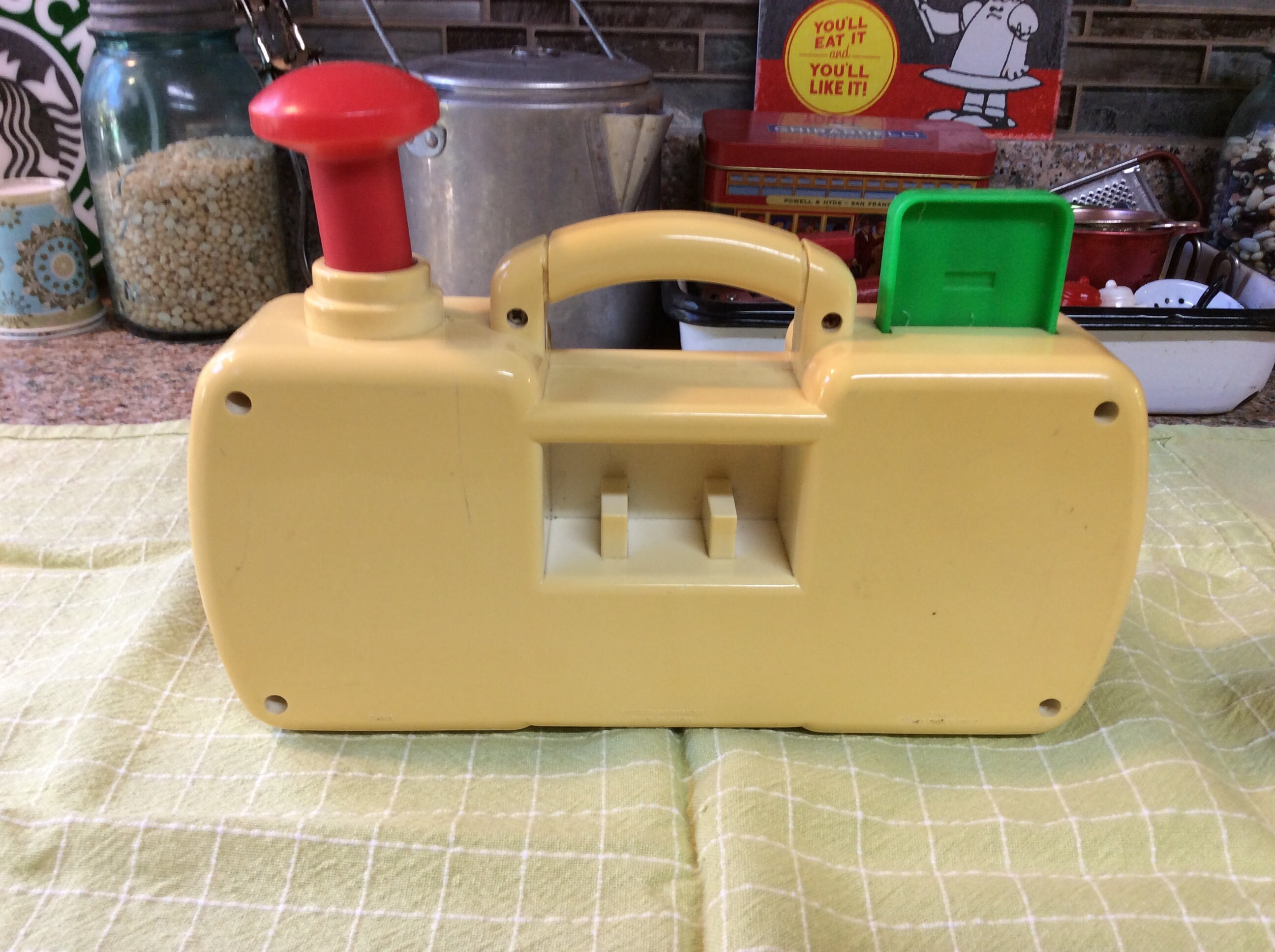 完動品/FISHER PRICE TOYSフィッシャープライス/オルゴールラジオ ビンテージ・アンティーク】FISHER PRICE TOYS（フィッシャー