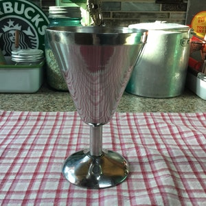 Metall Kurze Stiel Martini Glas
