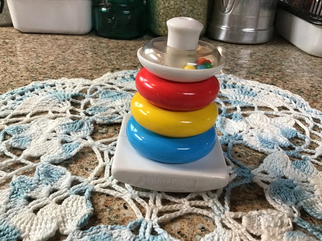 Fisher Price Rock A Stack Rattle - Etsy