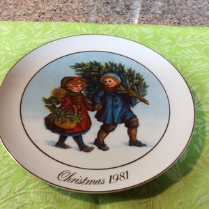 Avon Christmas Plate