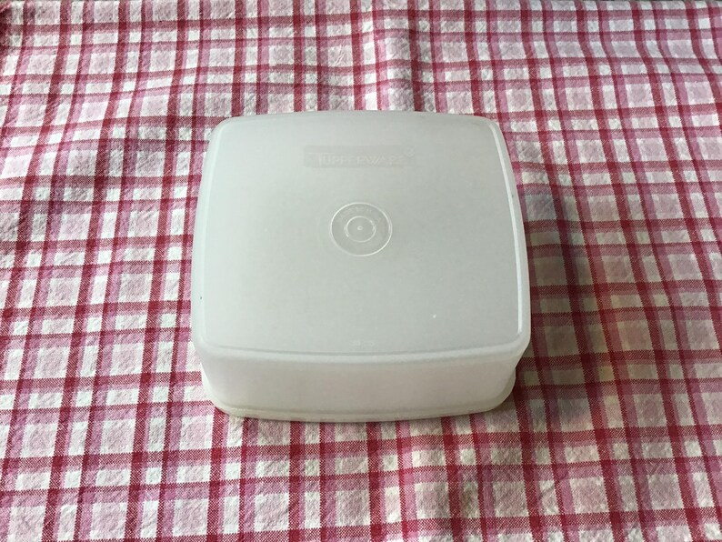 Tupperware Square Container - Etsy