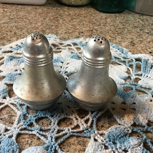 Aluminum Salt & Pepper Shakers