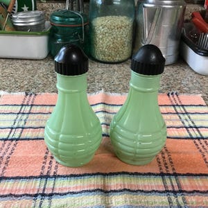 Jadeite Salt & Pepper