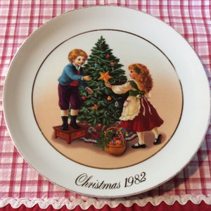 Avon Christmas Plate