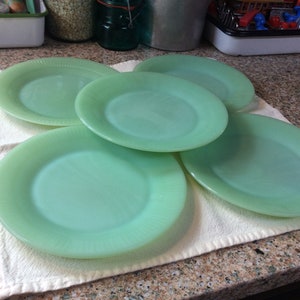 Jadeite Jane Ray Salad Plate
