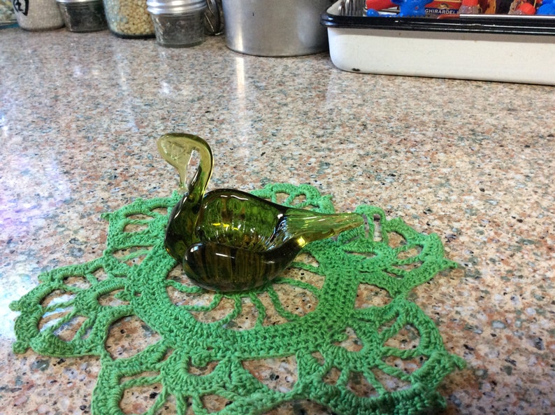 Green Swan Dish