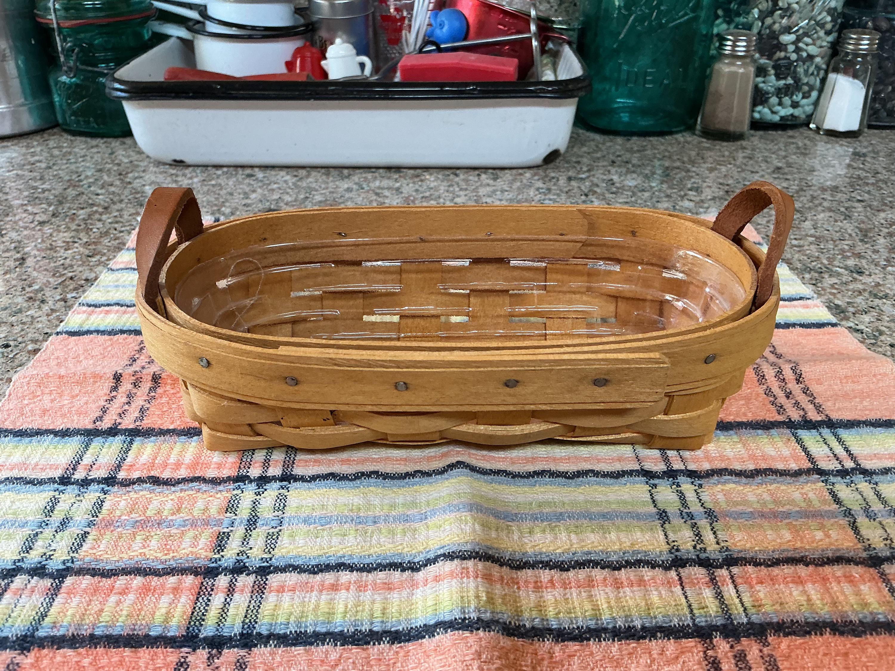 Longaberger Rectangle Basket - Etsy