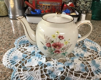 Flowered Price Teapot