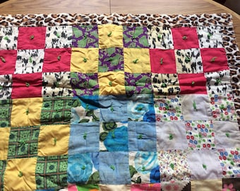 Colcha patchwork / Lap Pad / 38 x 29 1/2