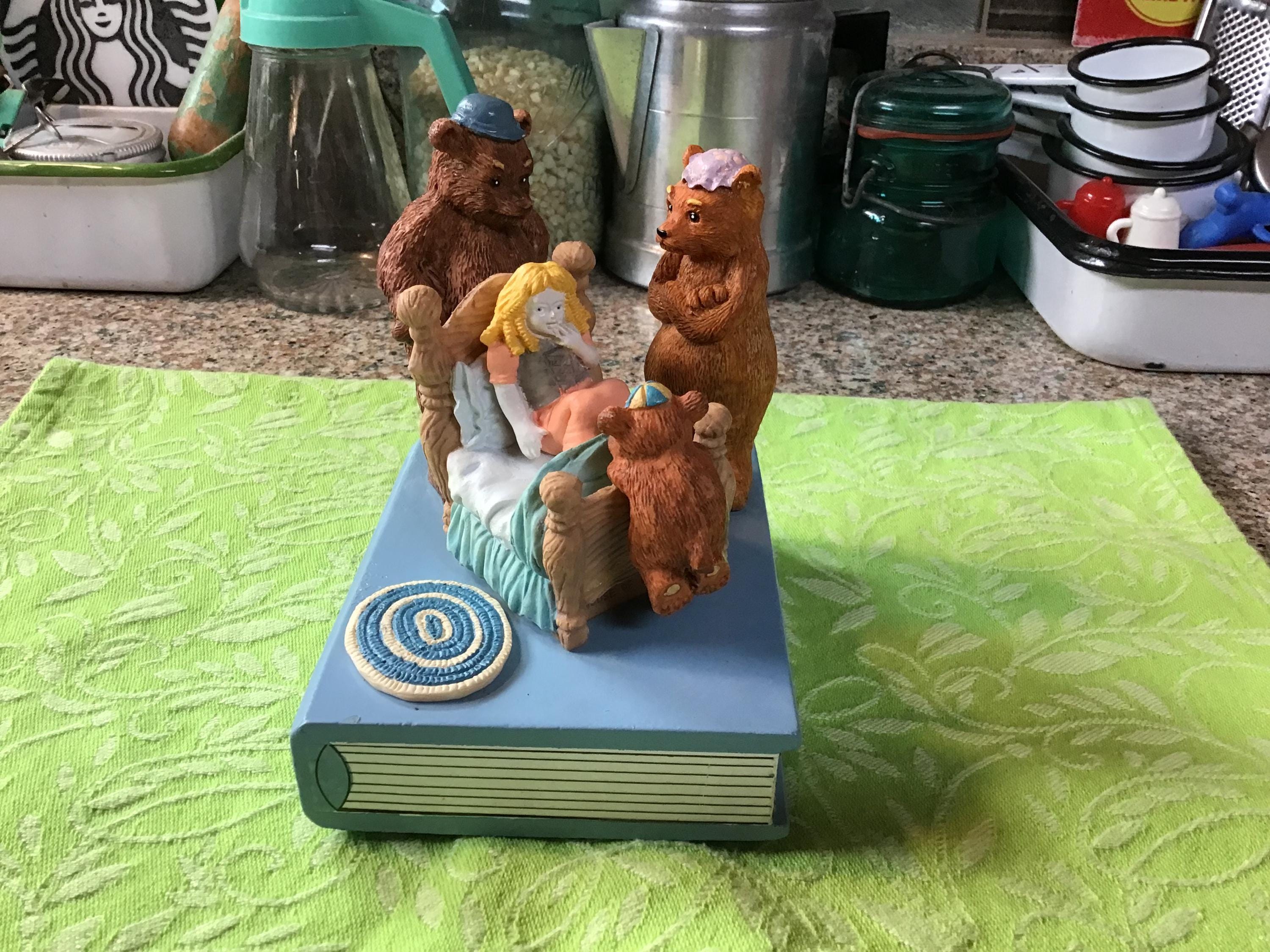 ゴルディロックスと三匹のクマの置物 - Etsy 日本