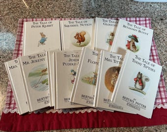 ビンテージ英語絵本 古書 Beatrix Potter 小型絵本 Beatrix Potter, Mini Antique Book, the Tale of Peter Rabbit, First