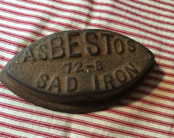 Asbestos Sad Iron
