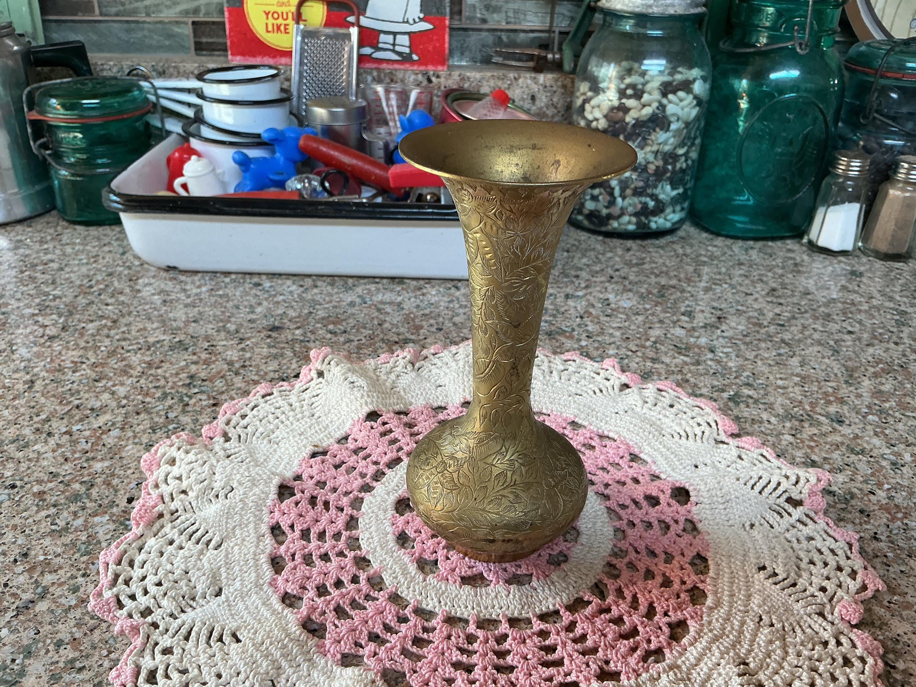 真鍮製5 3/4インチの花瓶 - Etsy 日本