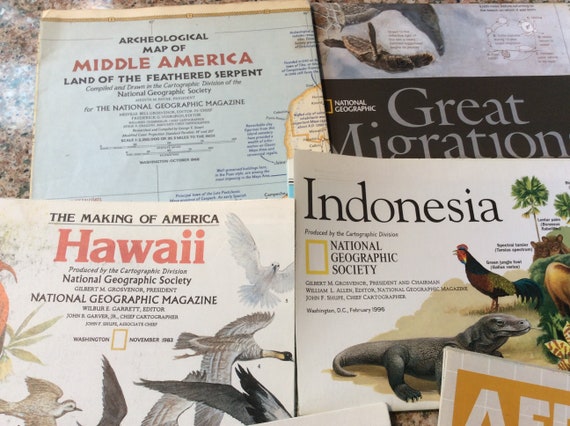 National Geographic Maps / Posters - Etsy National Geographic Maps / Posters - Etsy