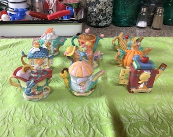 Precious Moments Month Teapots