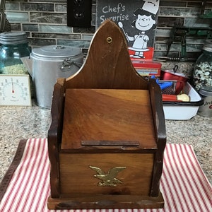 Wood Recipe Box