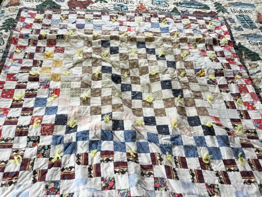 Paisley / Checkered Lap Blanket Etsy