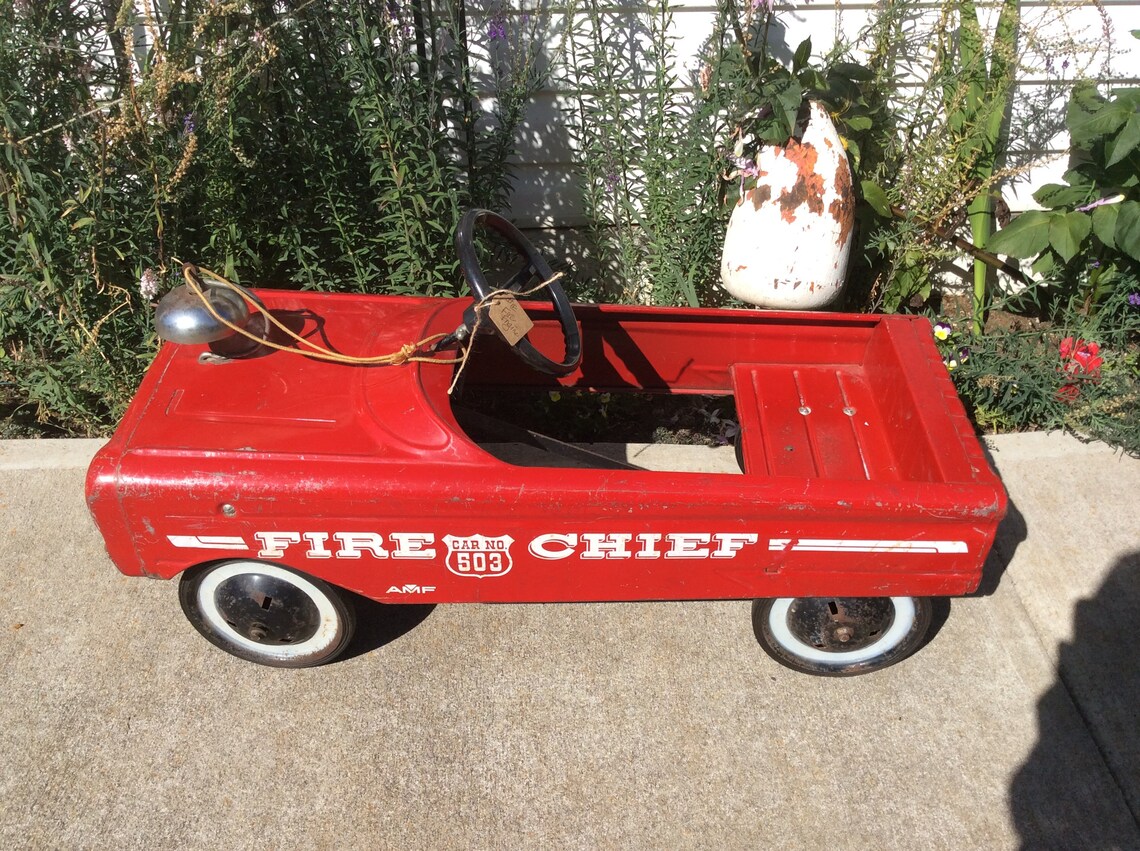 Fire Truck Pedal Car | Etsy