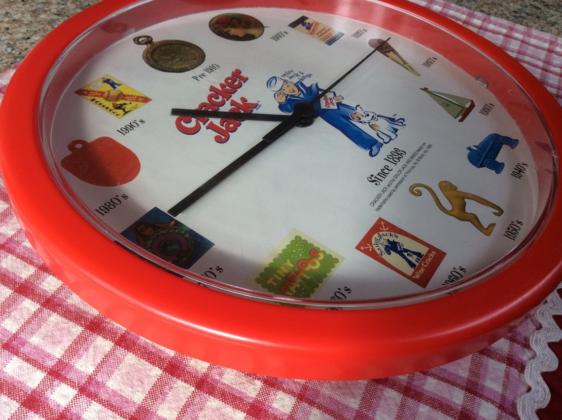 Cracker Jack Wall Clock - Etsy