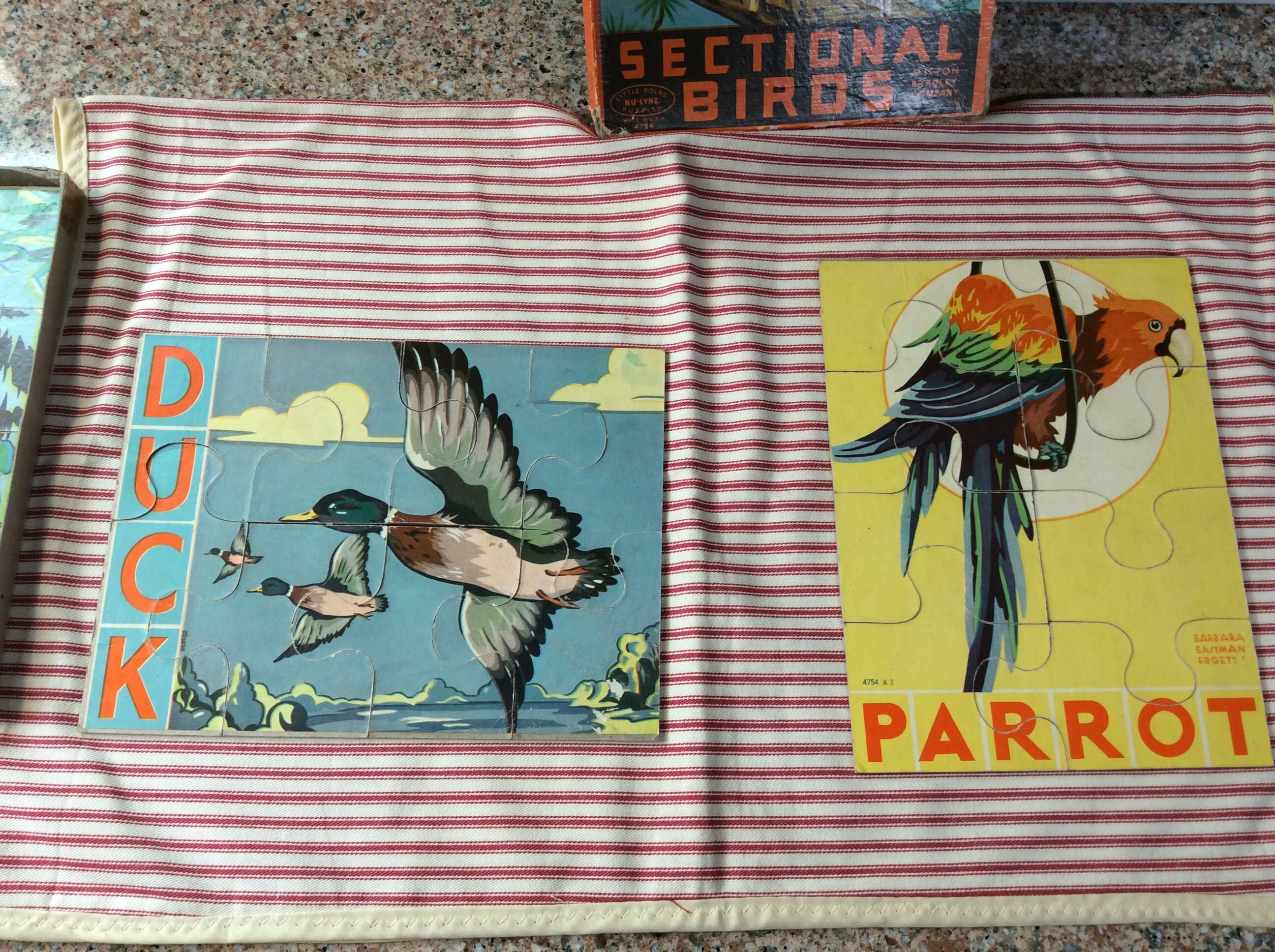 Milton Bradley Sectional Bird Puzzle/ 6 - Etsy