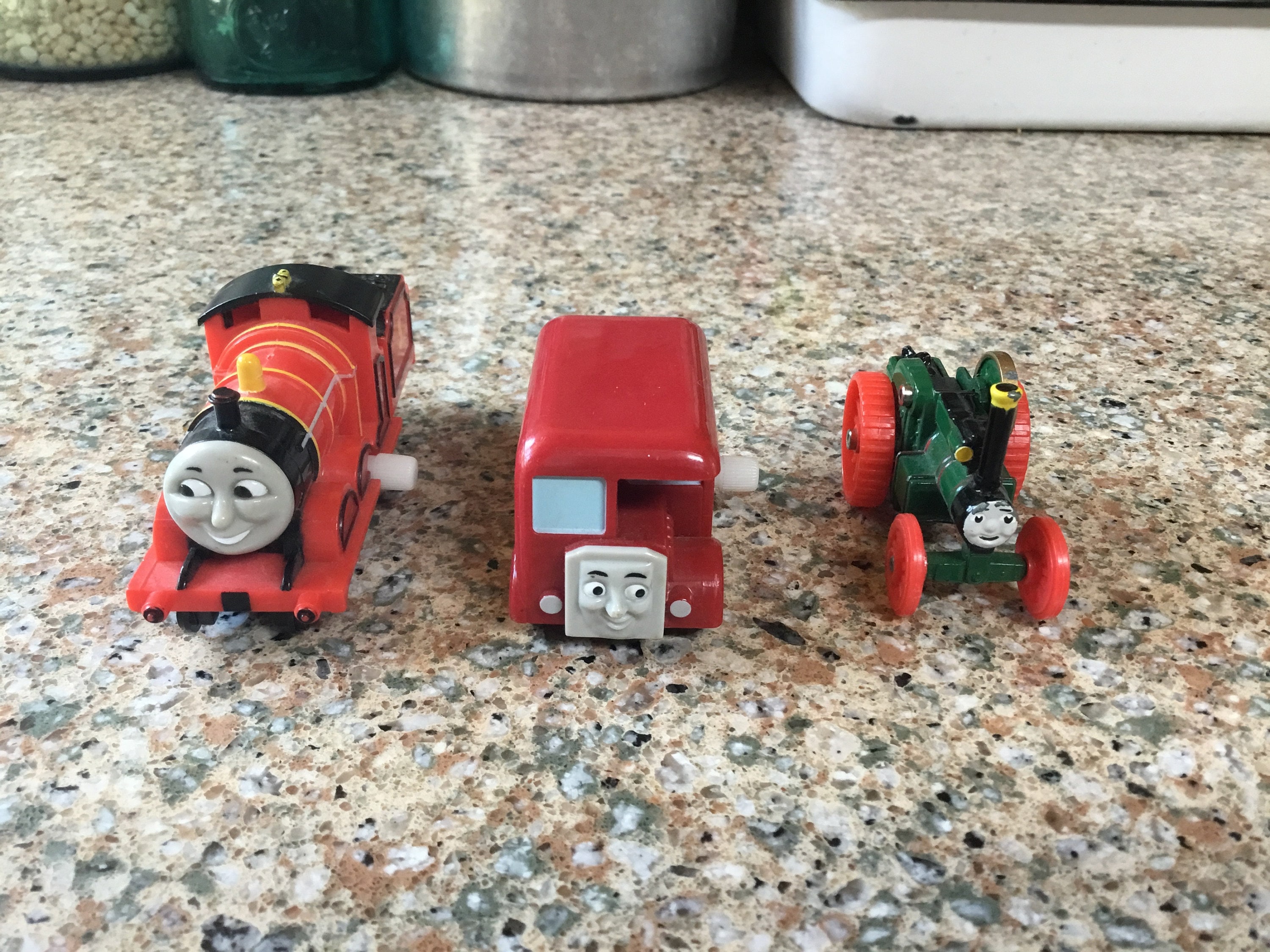 Thomas & Friends Shining Time Station Ertl (1992) James The Red Engine Toy  Train Tank Engine 