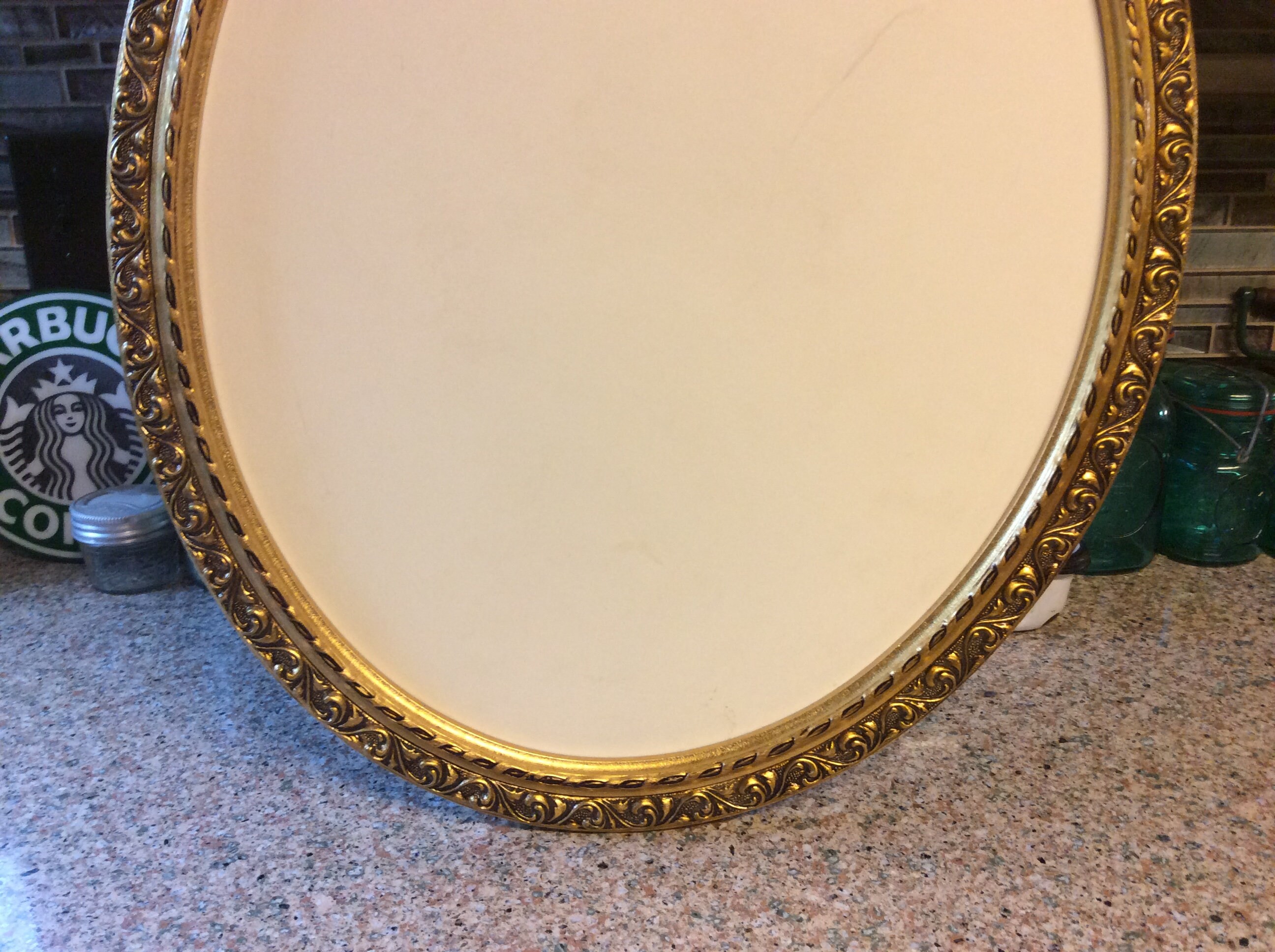 Gold Carved Wood Frame Etsy