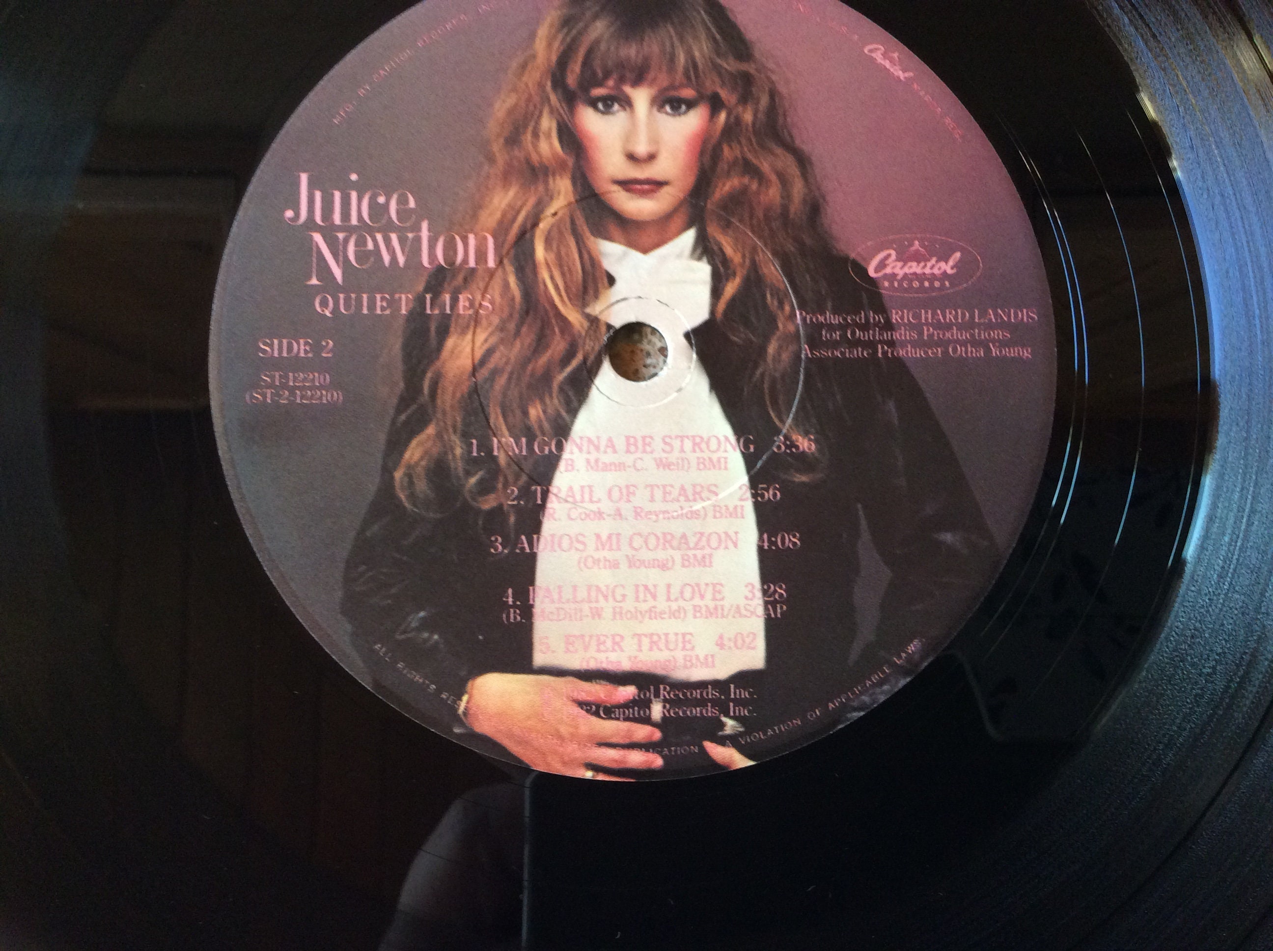 Juice Newton / Quiet Lies Vinyl Album Etsy
