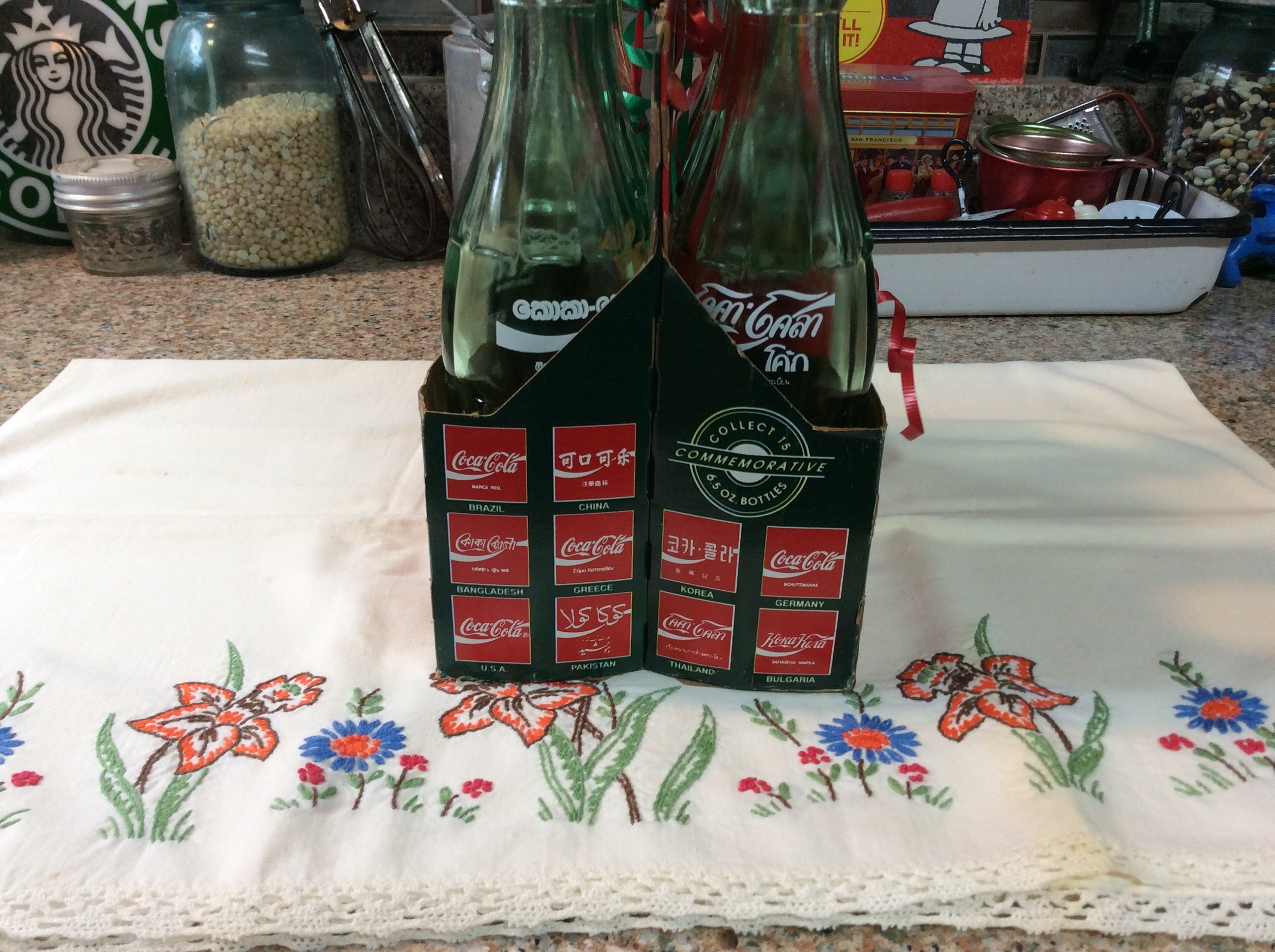 Coca Cola / 6 Pk Bottles / in Box - Etsy