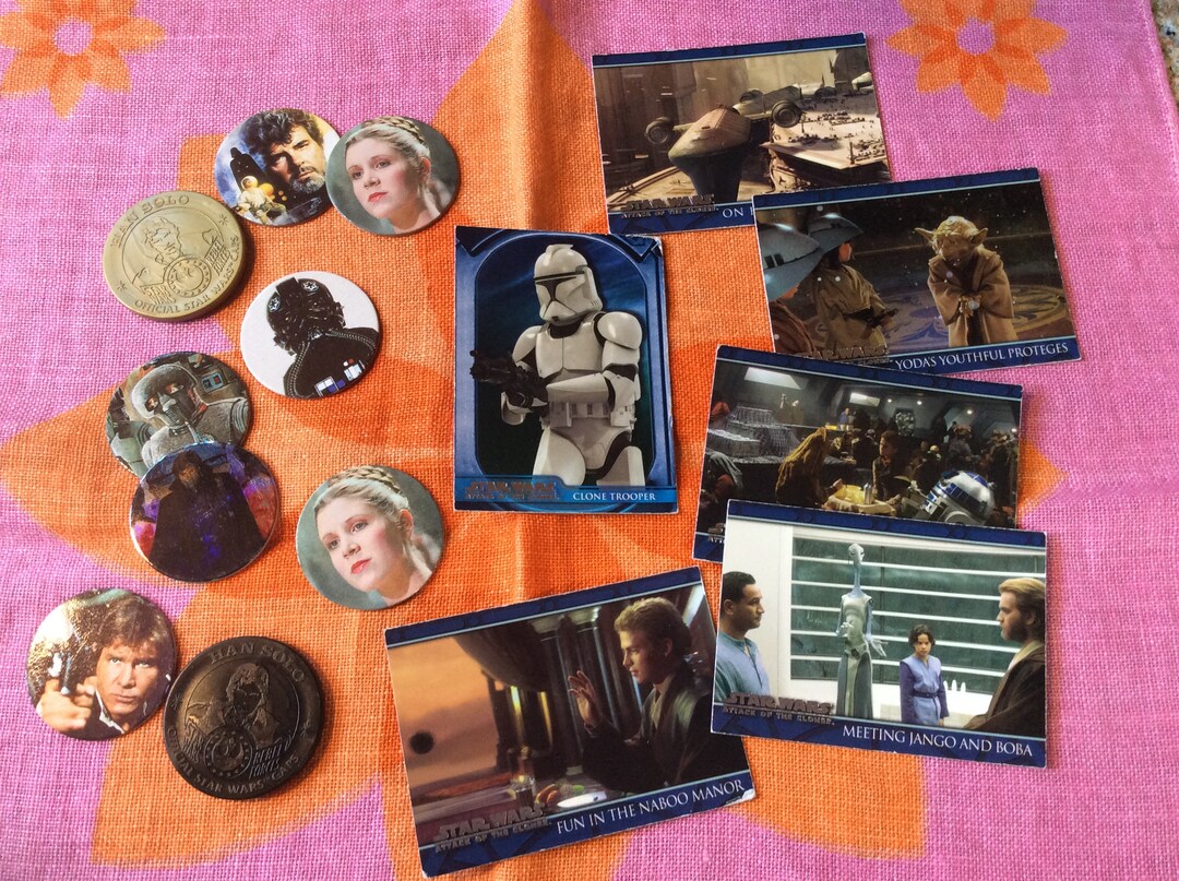 Star Wars Collector Cards & Pogs Etsy España