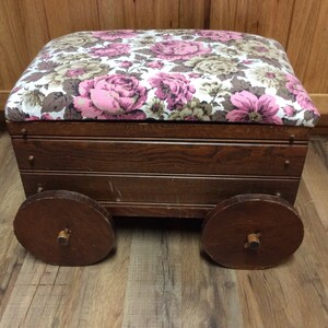 Rolling Sewing Cart mit Deckel