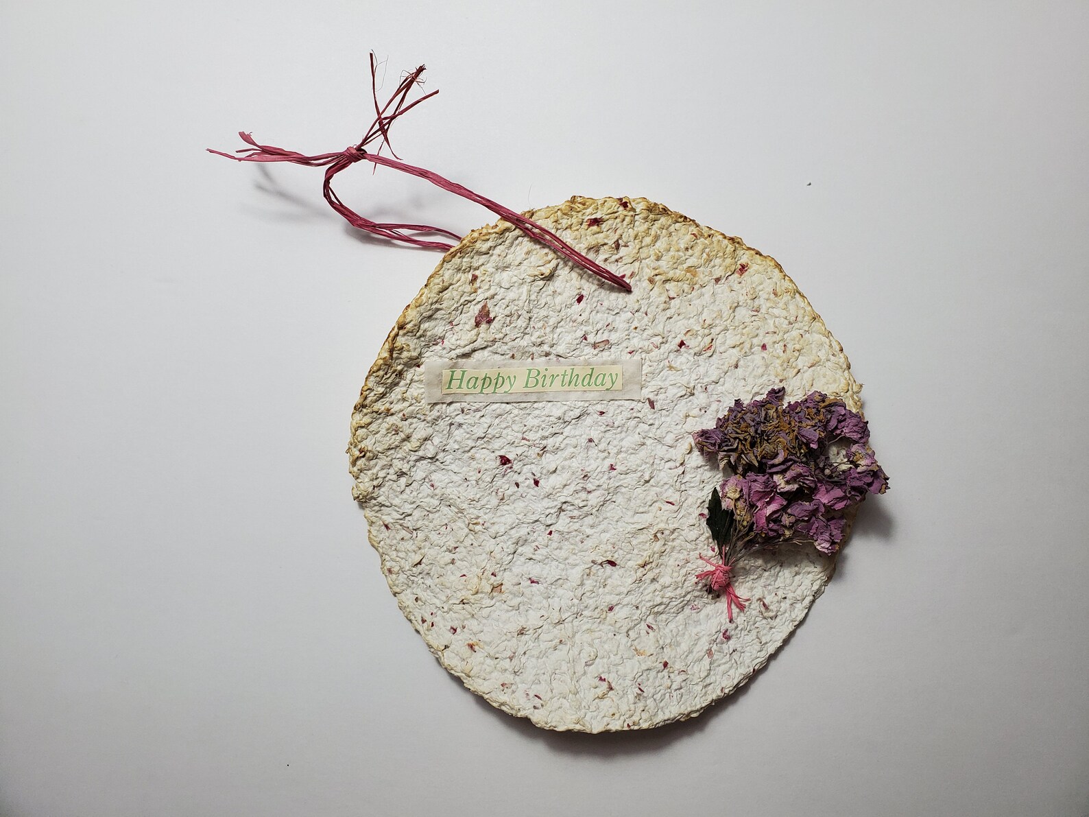 Handmade paper with dried flowers Etsy