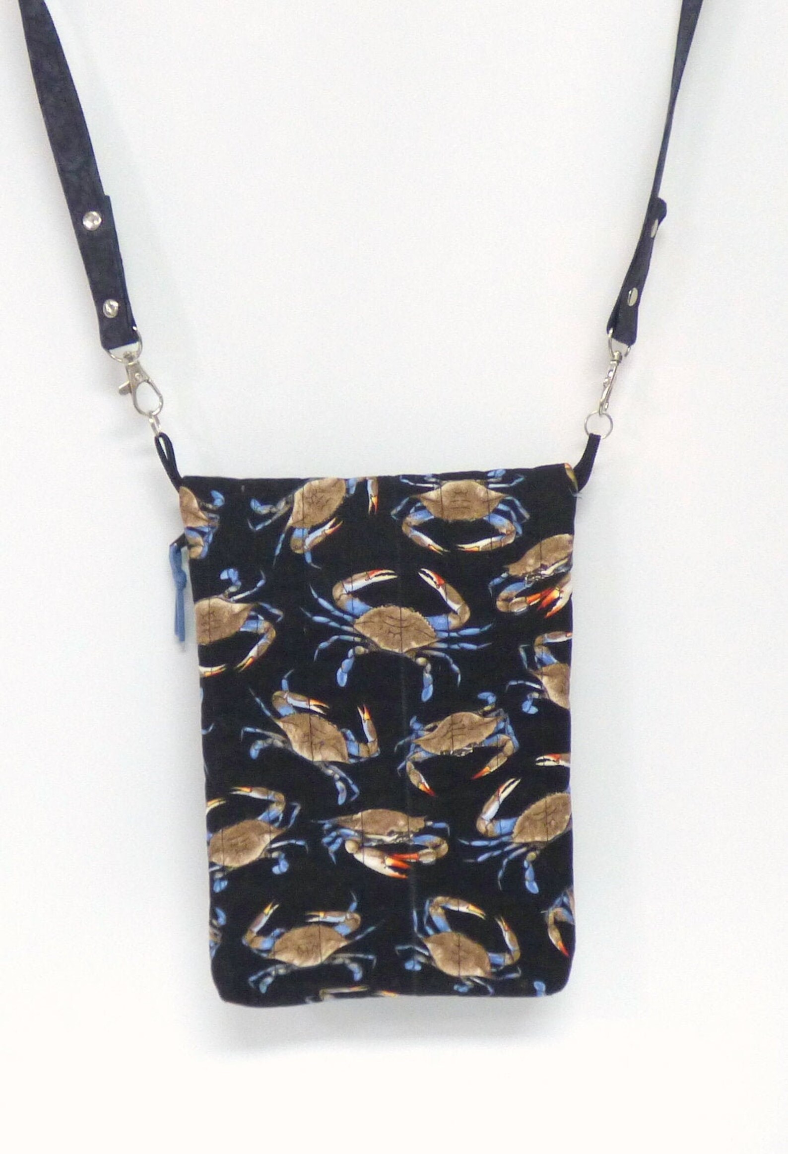 CROSSBODY BAG crab theme shoulder bag includes wallet made Etsy