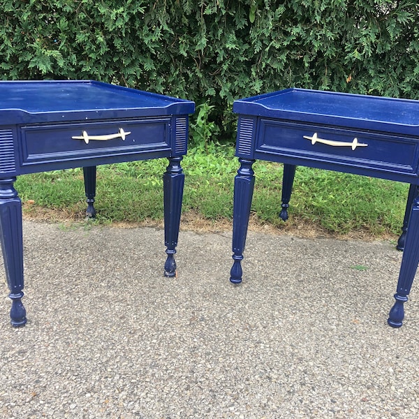 Upcycled End Tables Etsy