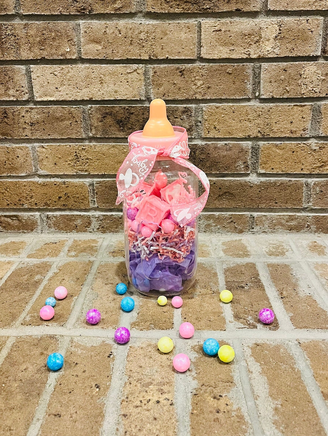 Baby Bottle Centerpiece/oversized Baby Shower Piggy Bankbaby Shower Centerpiecegirl Baby