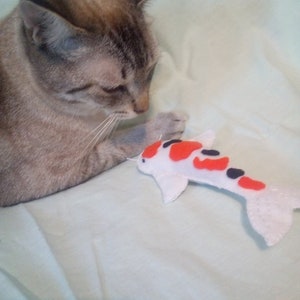 Koi fish/Koi catnip toy/Felt koi fish/Koi cat toy/Catnip koi/koi fish