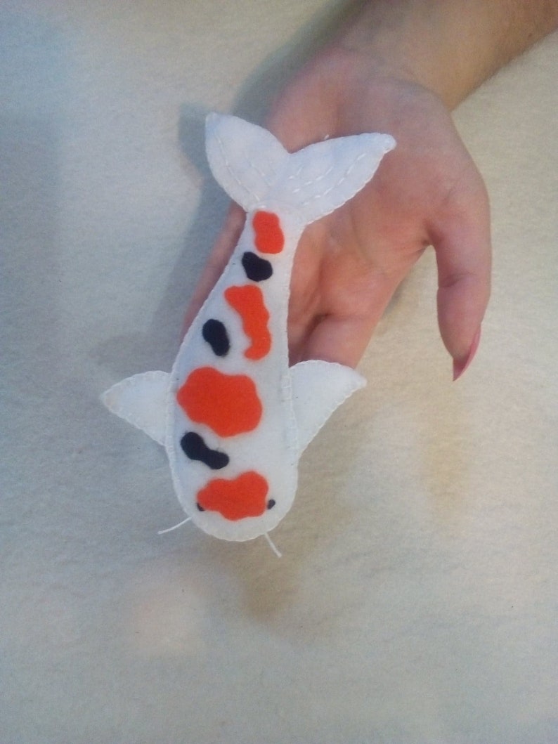 Koi Fish/koi Catnip Toy/felt Koi Fish/koi Cat Toy/catnip Etsy
