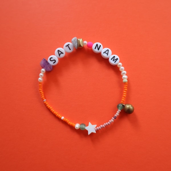 Sat Nam Mantra Perlenarmband