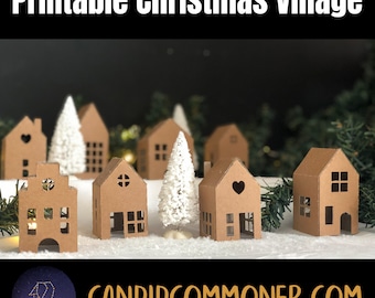 Christmas Village Printable