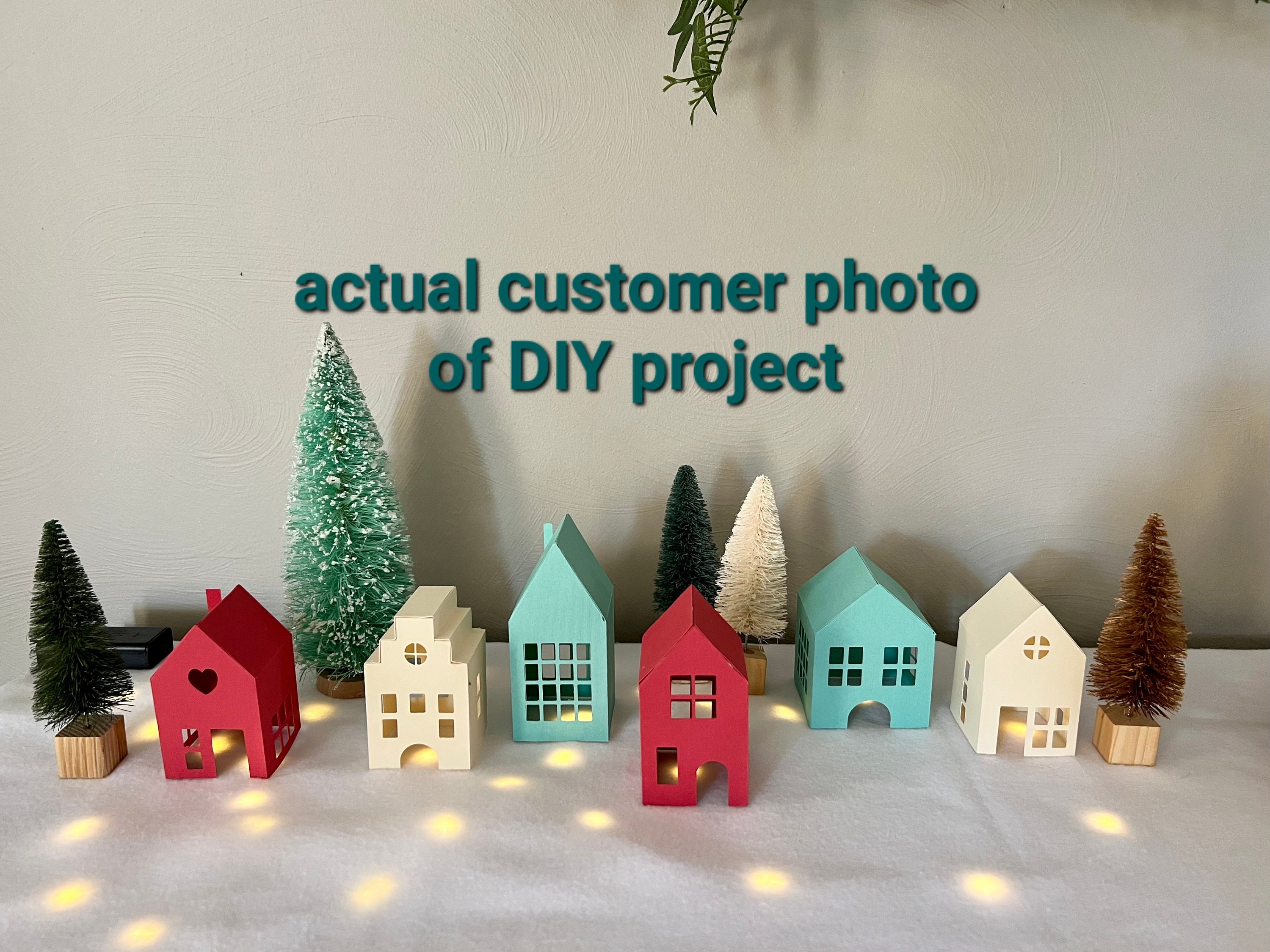 Christmas Village Printable - Etsy
