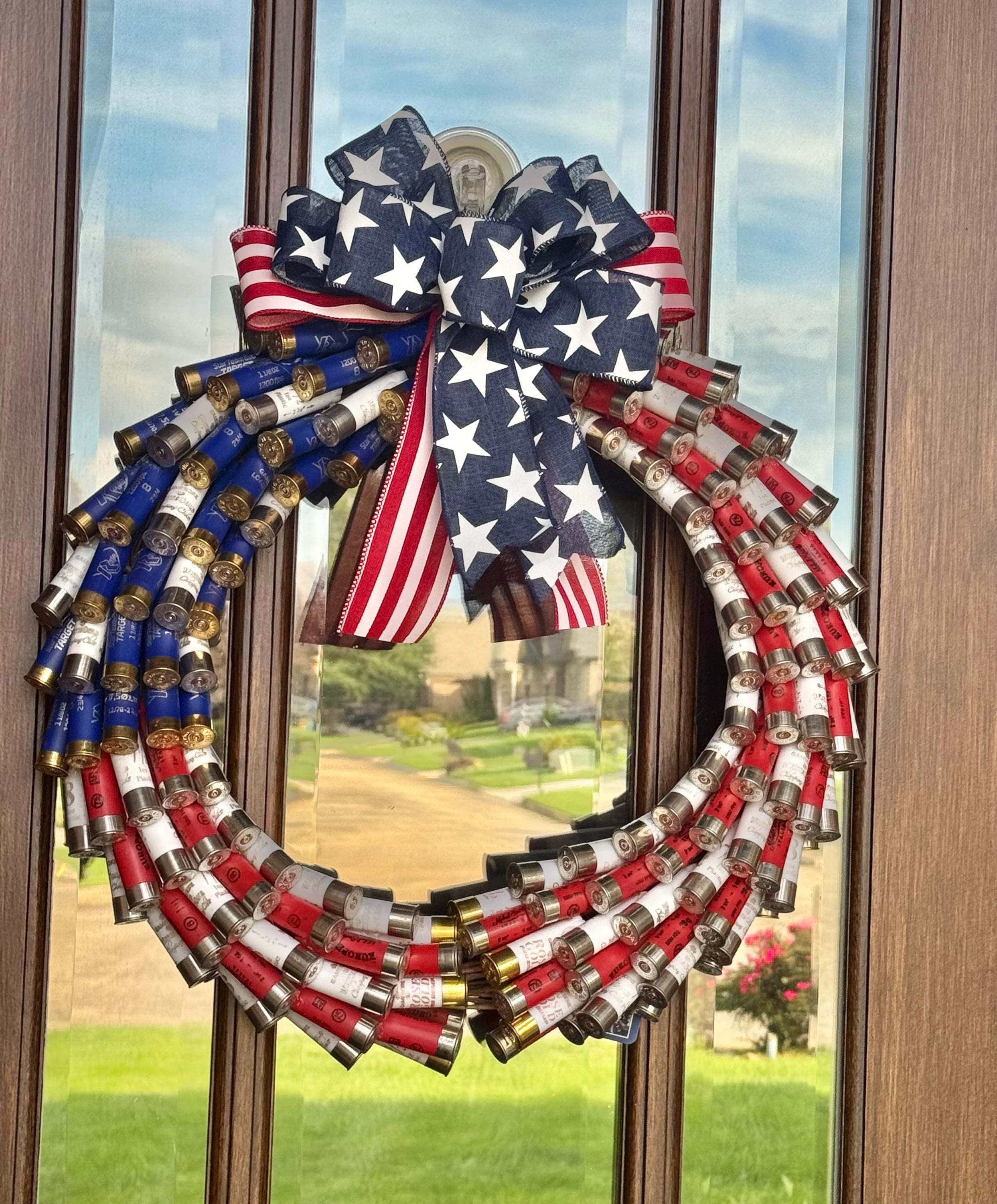 Patriotic Recycled Shotgun Shell Wreath - Etsy