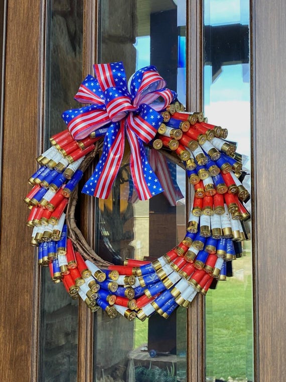 Patriotic Recycled Shotgun Shell Wreath - Etsy