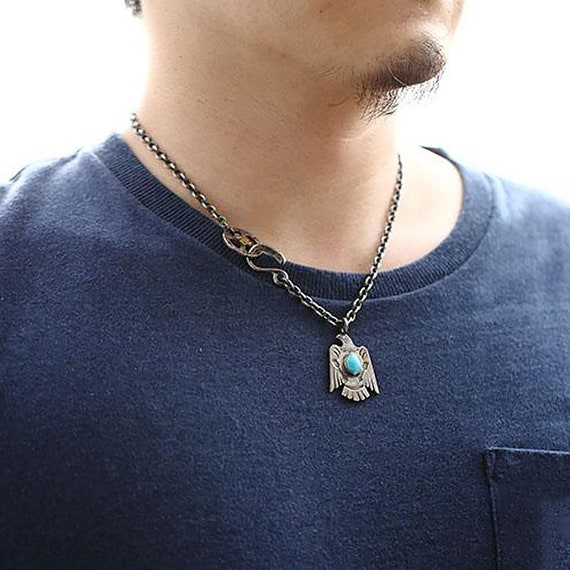 Collar De águla Collar De Los Hombres Joyería águla - Etsy España