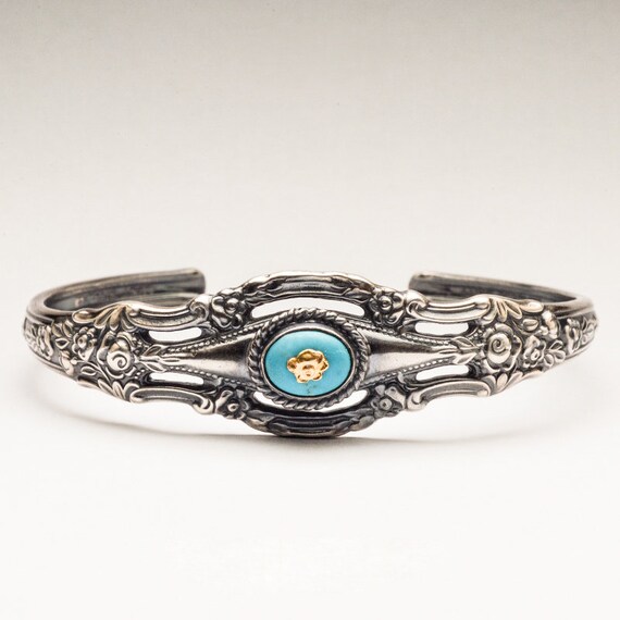 Spoon Cuff Bracelet Silver Spoon Bangle Silverware Etsy