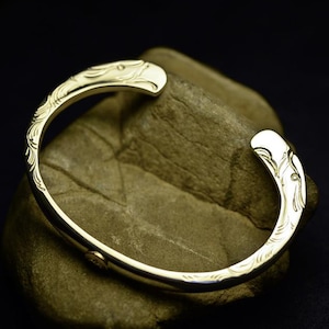 Eagle Head Sterling Silver Cuff Bracelet, Handmade Detailed Eagle Bangle for Men & Women, Silver and Gold Bracelet, Nature-Inspired Jewelry